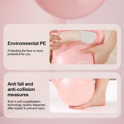 Water-Filled Kettlebell Soft Kettlebell Shock-Proof Kettlebell Weights Dumbbell Weights Hand Weights for Home Workouts