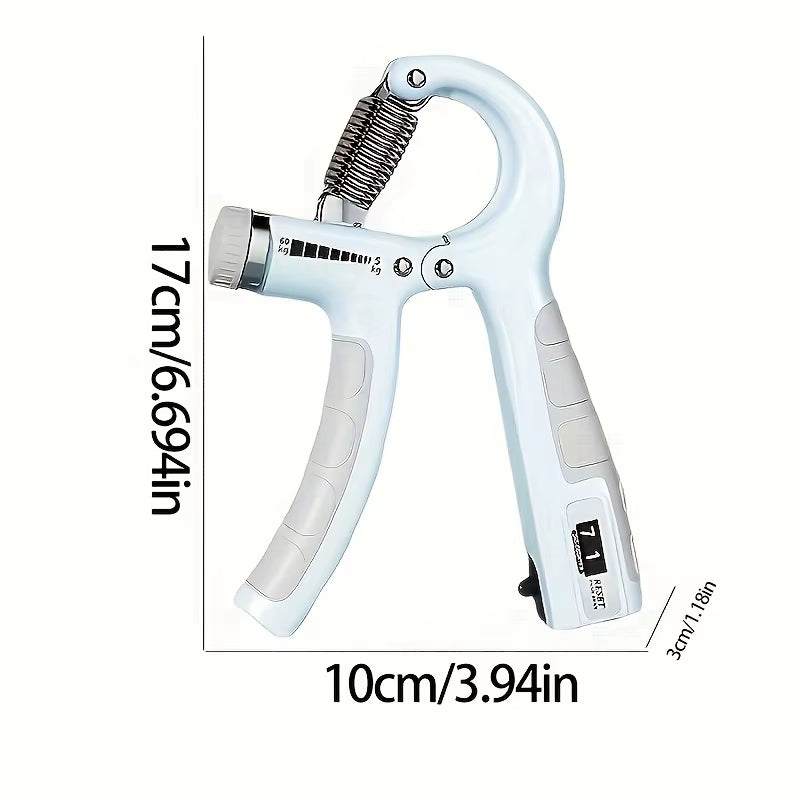 5-60Kg Adjustable Hand Grip Strengthener Hand Grip Trainer with Counter Wrist Forearm and Hand Exerciser for Muscle Building